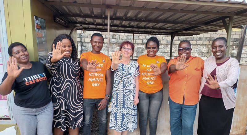 Volontaria a kanyama